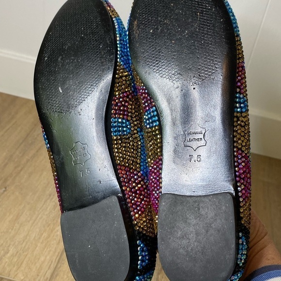 Steve Madden Concord Multi Rhinestone flats Size 7.5 - Picture 10 of 10